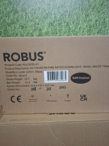 40x ROBUS ULTIMUM 5W 3000K Wit - IP65 40x ROBUS ULTIMUM 5W 3000K Wit - IP65